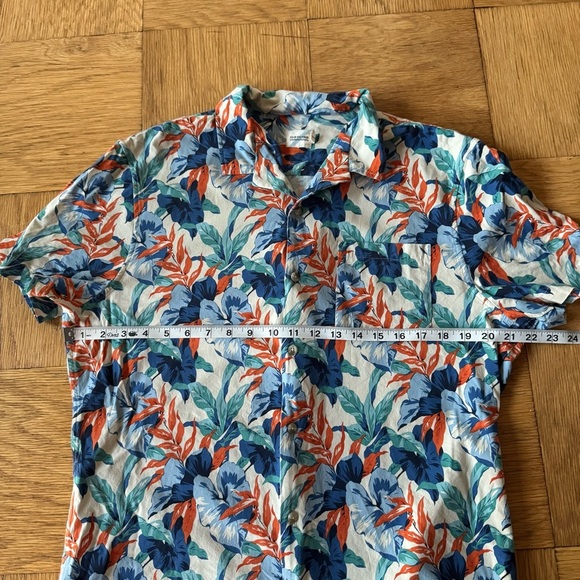 Fair Harbor Mens Medium Casablanca Camp Shirt Button Down Tropical - Picture 5 of 6